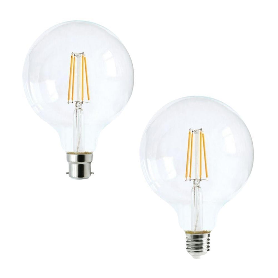 CLA GLOBE-LF - 6W LED Dimmable G95 Spherical Filament Clear Glass Globe - B22/E27-CLA Lighting-Ozlighting.com.au