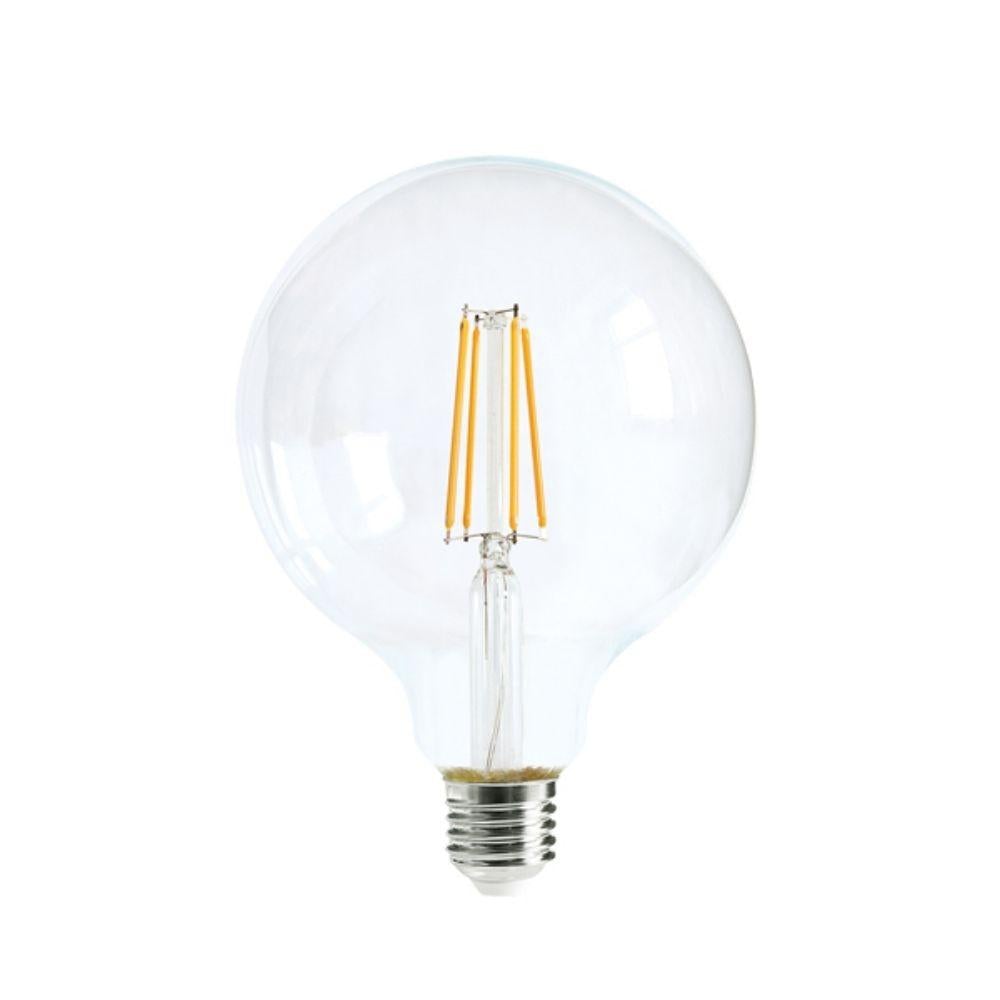 CLA GLOBE-LF - 8W LED Dimmable G125 Spherical Filament Clear Glass Globe - B22/E27-CLA Lighting-Ozlighting.com.au