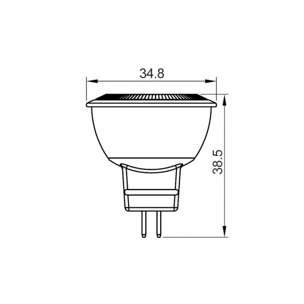 CLA GLOBE-MR11 - 4W LED 12V DC 35° MR11 Shape PC Globe - DRIVER REQUIRED-CLA Lighting-Ozlighting.com.au