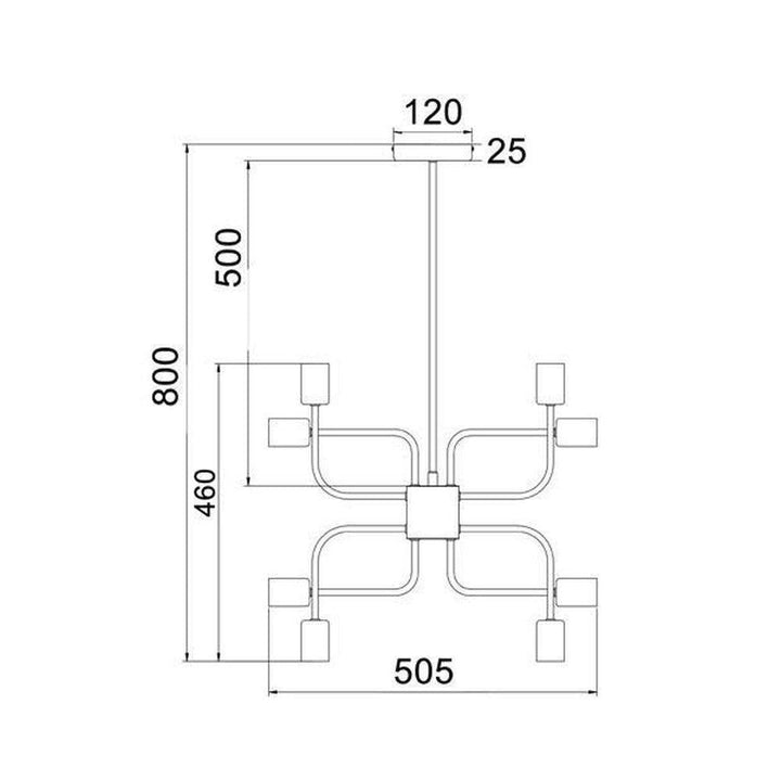 CLA HEXADE - 16 Light Pendant-CLA Lighting-Ozlighting.com.au