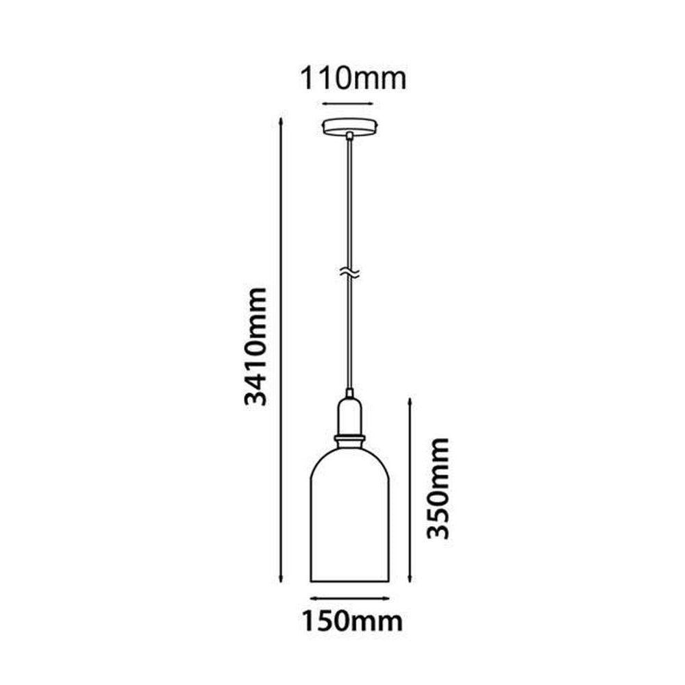 CLA HORTEN - 1 Light Pendant-CLA Lighting-Ozlighting.com.au