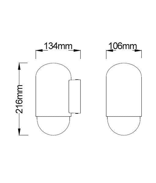 CLA MAGNUM - Modern Exterior Wall Bracket Light IP44-CLA Lighting-Ozlighting.com.au