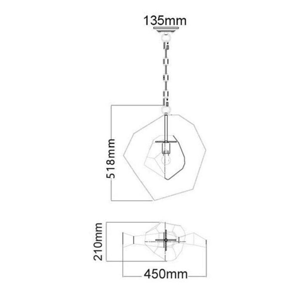 CLA METEORA - 1 Light Pendant-CLA Lighting-Ozlighting.com.au