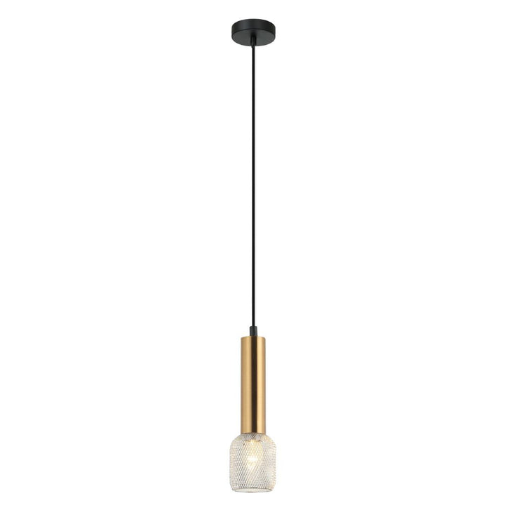 CLA MIKRO - 1 Light Interior Cylinder & Mesh Pendant Lights IP20-CLA Lighting-Ozlighting.com.au