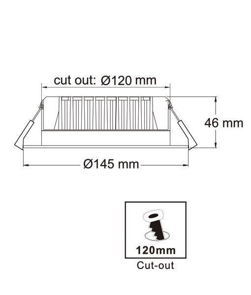 CLA MOTION - 10W/15W LED Downlight with PIR Sensor IP20-CLA Lighting-Ozlighting.com.au