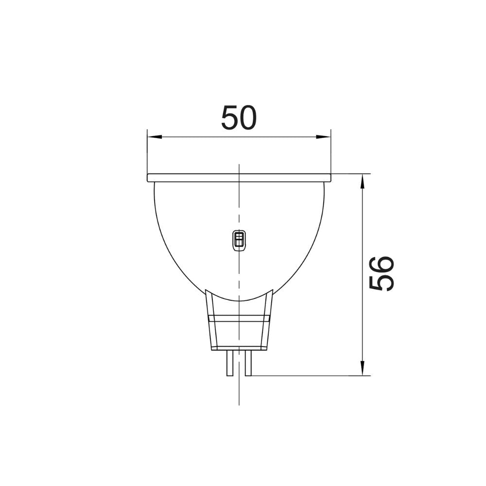 CLA-MR16 - 6W LED 12V DC Tri-Colour MR16 Shape PC Globe - DRIVER REQUIRED-CLA Lighting-Ozlighting.com.au