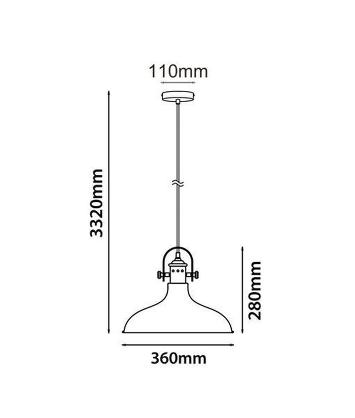 CLA NARVIK - 1 Light Pendant-CLA Lighting-Ozlighting.com.au