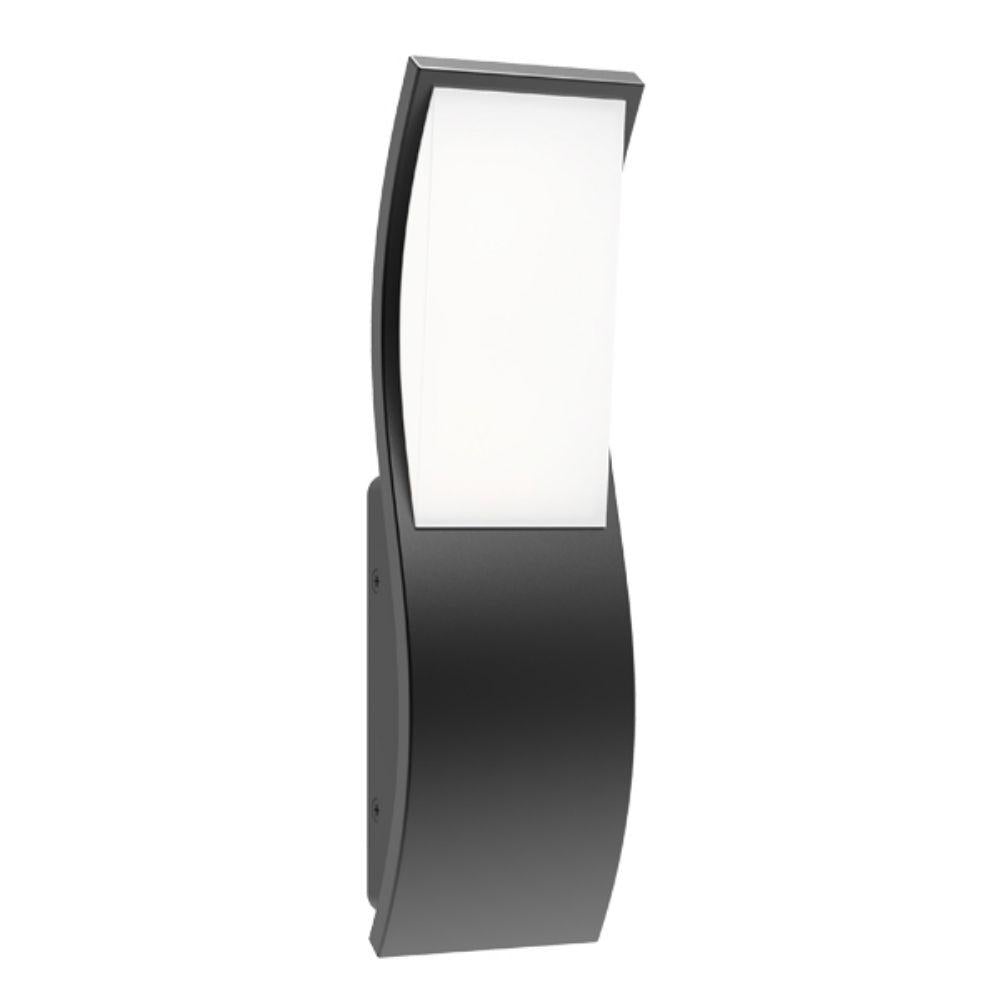 CLA OLA - 7W LED Modern Exterior Wavy Rectangular Wall Light IP65 - 3000K-CLA Lighting-Ozlighting.com.au