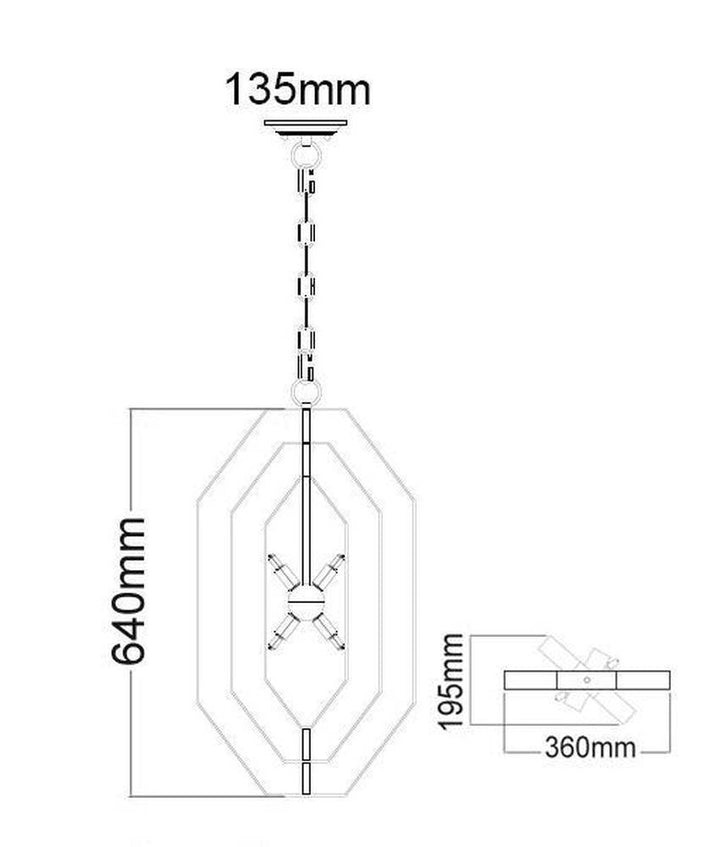 CLA ORBITA-O - 4/8 Light Pendant-CLA Lighting-Ozlighting.com.au