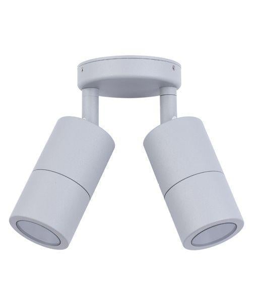 CLA PG2A - 2xGU10 Exterior Double Adjustable Wall Spot Light IP65-CLA Lighting-Ozlighting.com.au