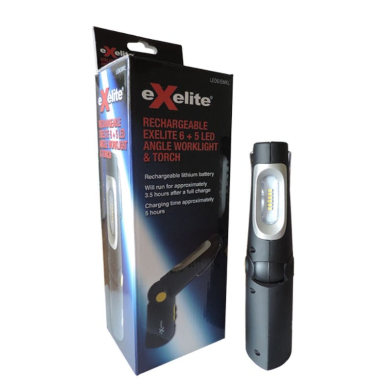 CLA Rechargeable 6+5 LED Worklight-CLA Lighting-Ozlighting.com.au