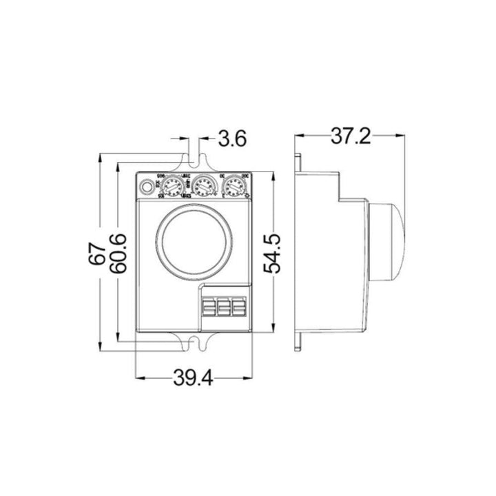 CLA SENS011 - Microwave Sensor-CLA Lighting-Ozlighting.com.au