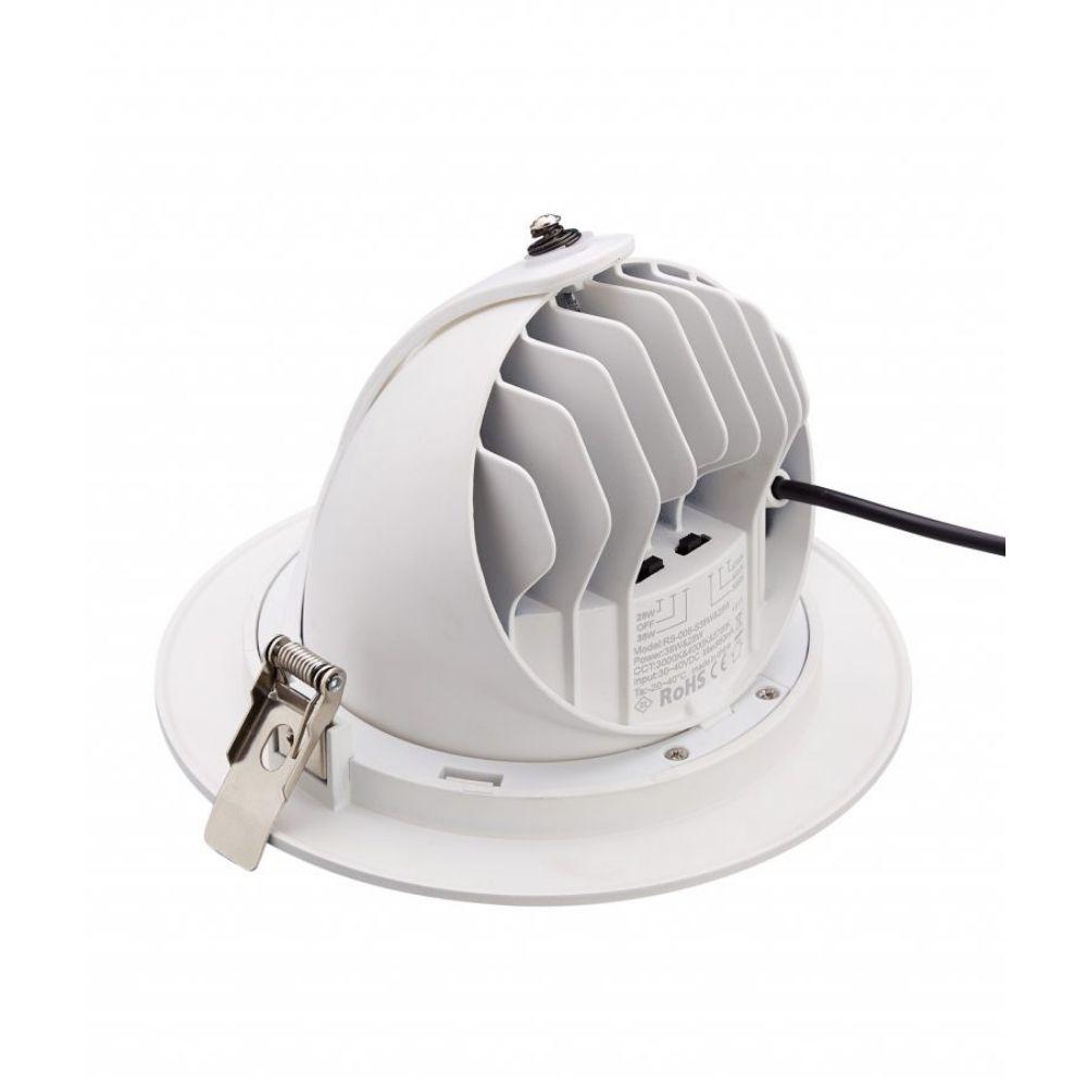 CLA SHOPTRI01 - 28W/38W LED Dual Power & Tri-Colour Recessed Downlight IP20-CLA Lighting-Ozlighting.com.au