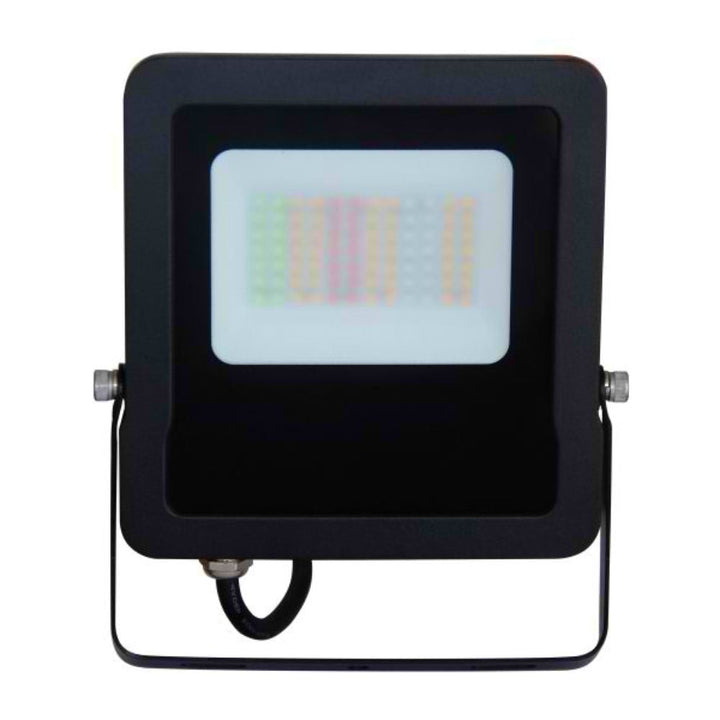 CLA SMTFLOOD - 10W/30W LED Smart Wi-Fi 5000K + RGB Tuneable DIY Flood Light IP65-CLA Lighting-Ozlighting.com.au