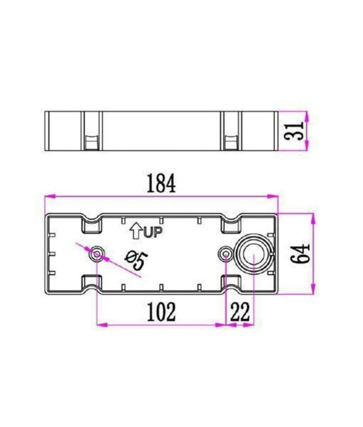 CLA SOMBRA - 13W LED Modern Exterior Up/Down Wall Light IP65 - 3000K-CLA Lighting-Ozlighting.com.au