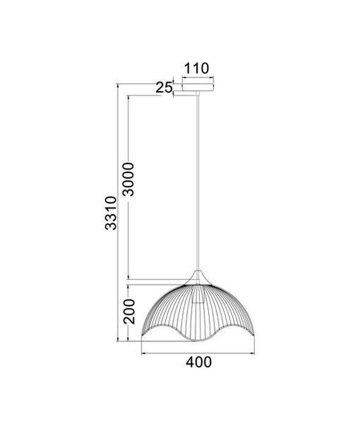 CLA SPIAGGIA-W - 1 Light Pendant-CLA Lighting-Ozlighting.com.au