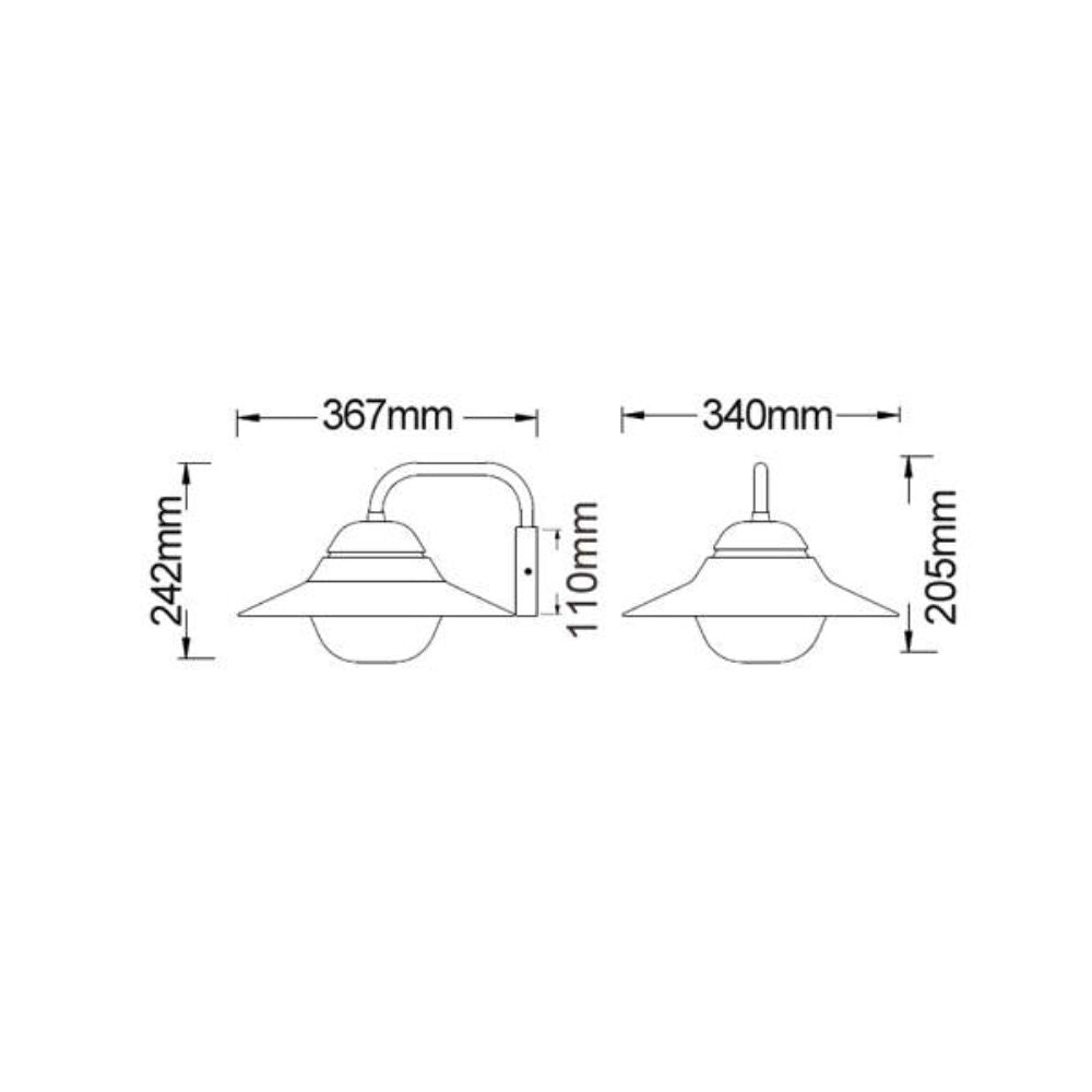 CLA SPY - 1 Light Outdoor Surface Mounted Pendant Lights IP44-CLA Lighting-Ozlighting.com.au