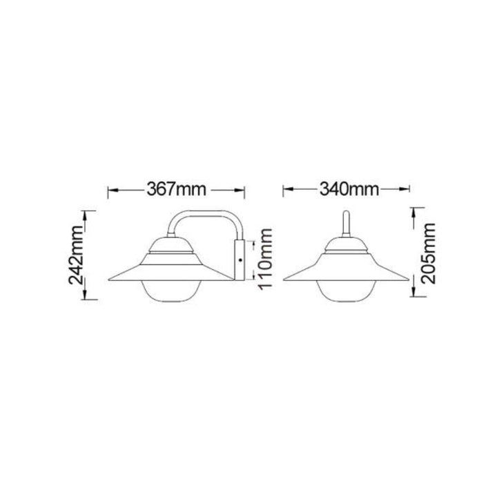 CLA SPY - 1 Light Outdoor Surface Mounted Pendant Lights IP44-CLA Lighting-Ozlighting.com.au