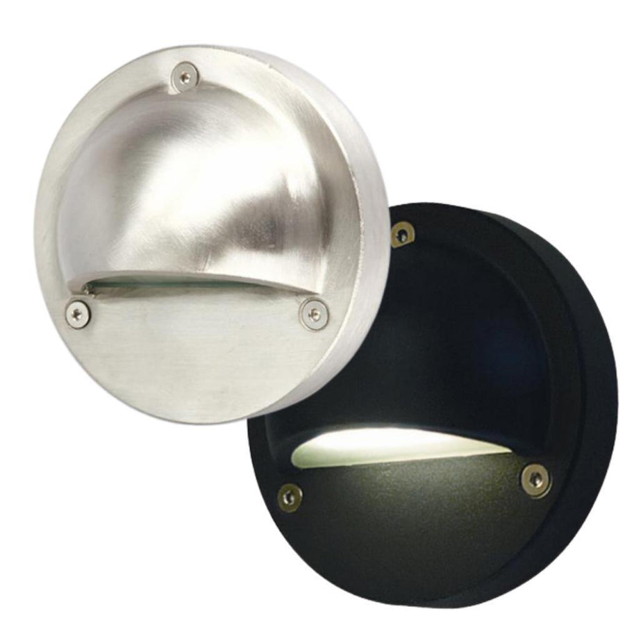 CLA STE1/3 - 1W 12V DC LED Exterior Eyelid Surface Mount Step Light IP44 3000K - DRIVER REQUIRED-CLA Lighting-Ozlighting.com.au