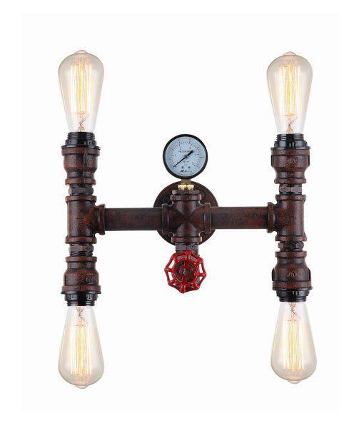 CLA STEAM - Antique Pipe Wall Light-CLA Lighting-Ozlighting.com.au