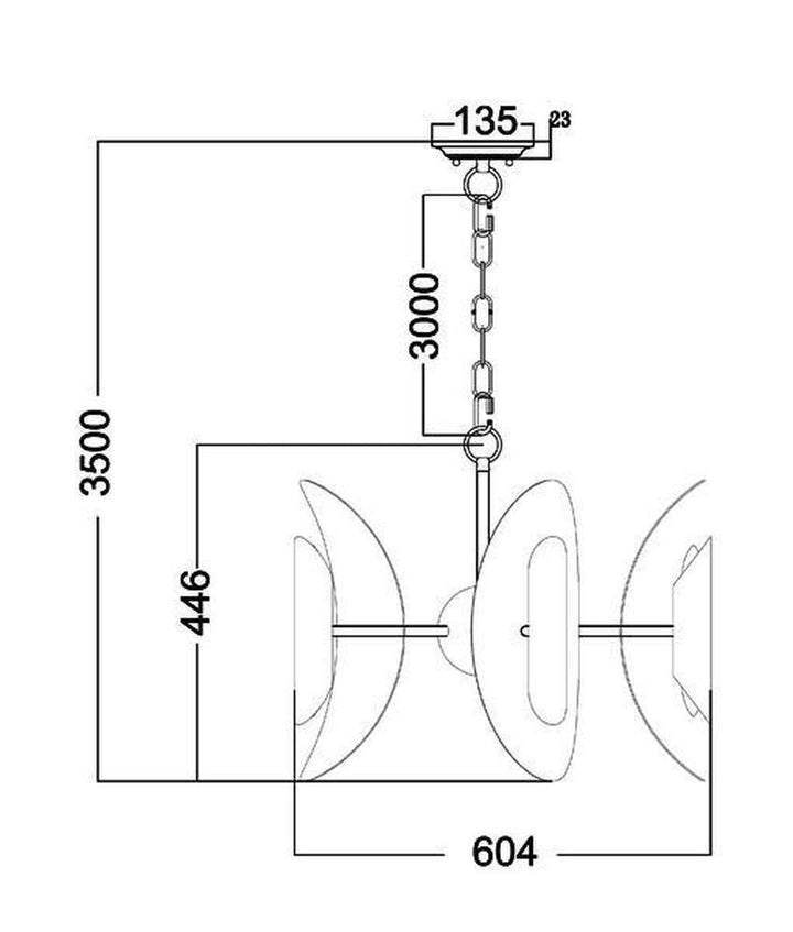 CLA STRATO - 10 Light Pendant-CLA Lighting-Ozlighting.com.au