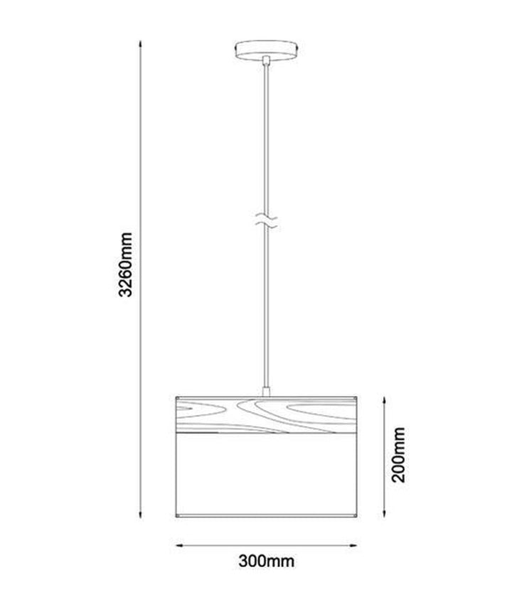 CLA TAMBURA-S - 1 Light Pendant-CLA Lighting-Ozlighting.com.au