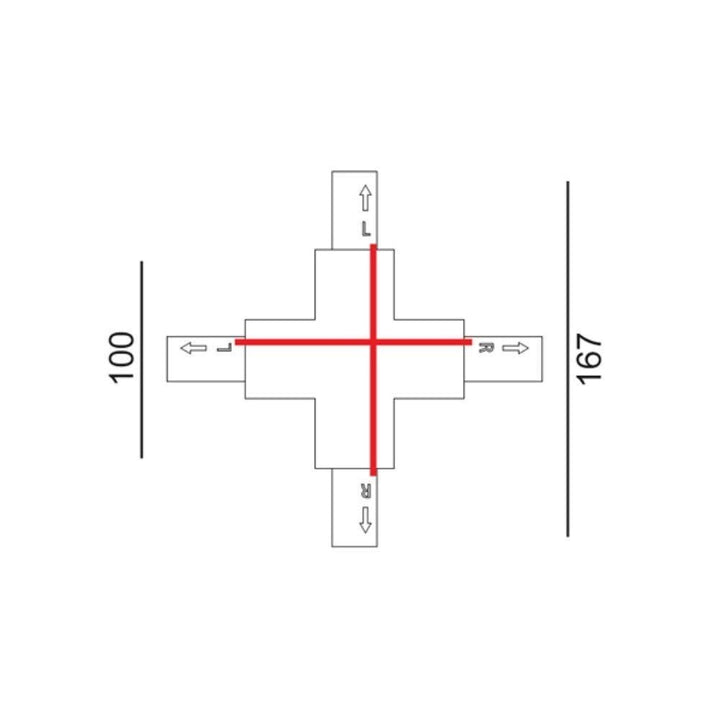 CLA TRACK-ACC - 3 Wire 1 Circuit / 4 Wire 3 Circuit Track-CLA Lighting-Ozlighting.com.au