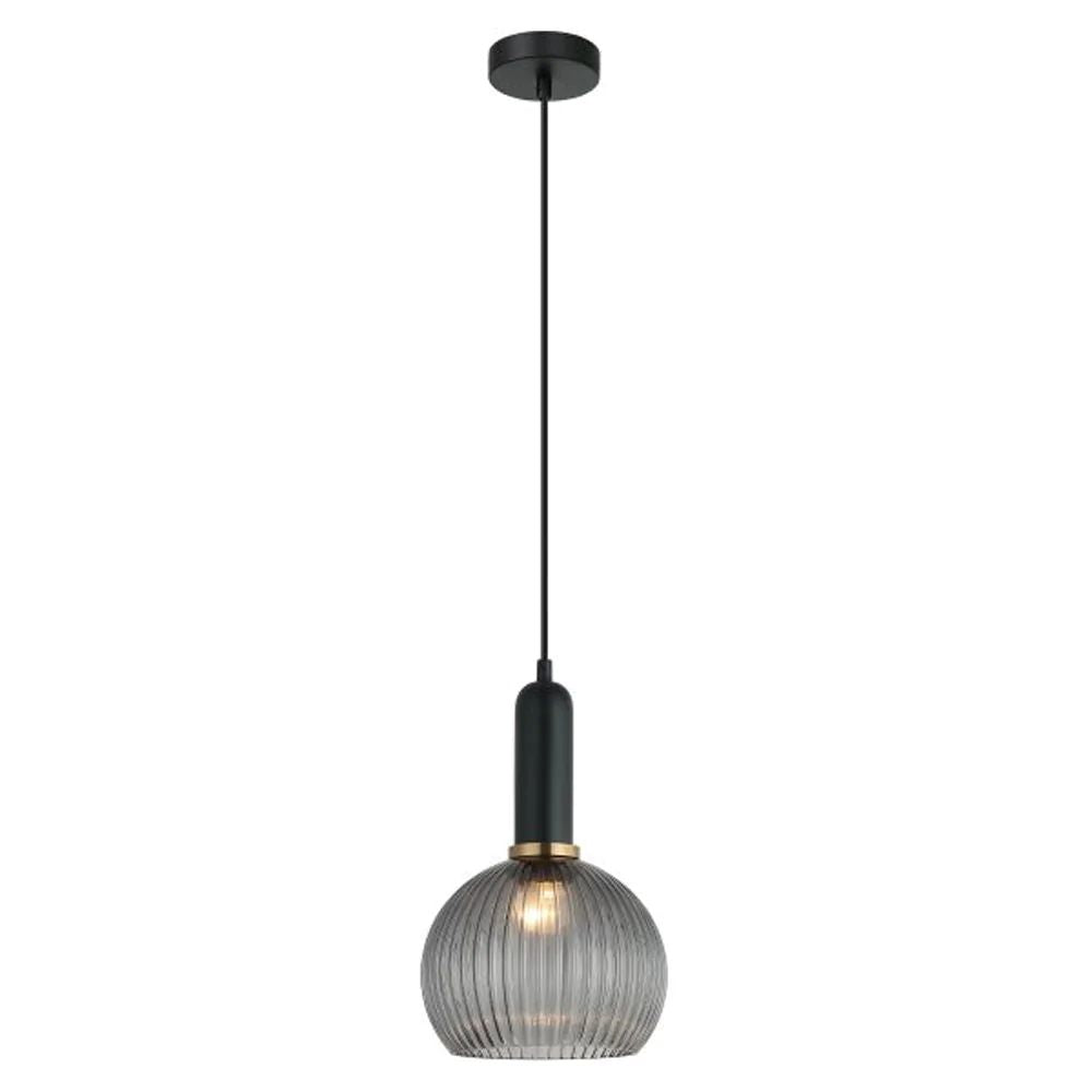 CLA VINTAJ - 1 Light Wine Glass Ribbed Glass Pendant Lights-CLA Lighting-Ozlighting.com.au