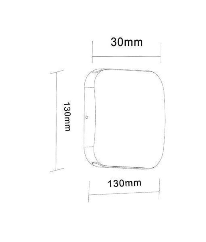 CLA VOX - 9W LED Modern Exterior Up/Down Steplight And Wall Light IP54 - 3000K-CLA Lighting-Ozlighting.com.au