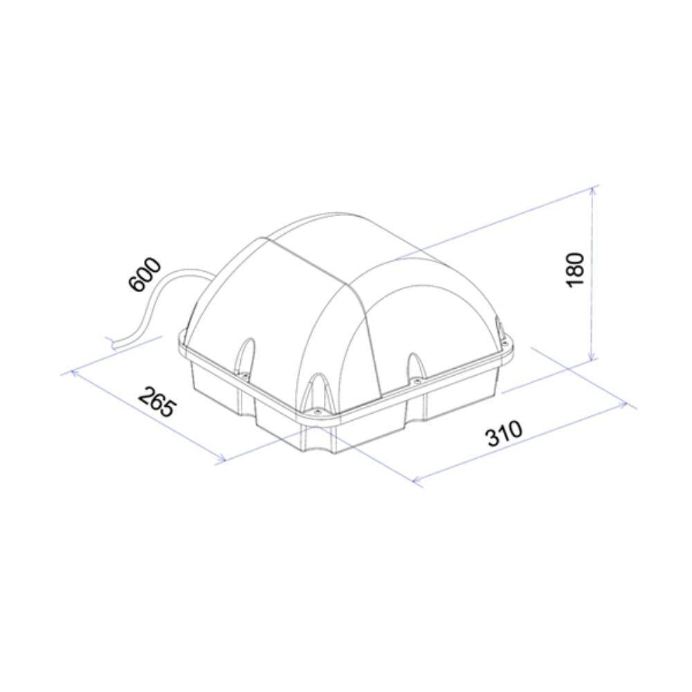 CLA WALLPACK - 20W LED Exterior Commercial Bulkhead Wall Pack Light IK10 IP65 - 5000K-CLA Lighting-Ozlighting.com.au