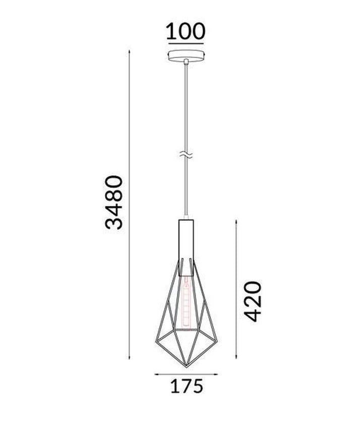 CLA WHITEBAND- 1/3 Light Pendant-CLA Lighting-Ozlighting.com.au