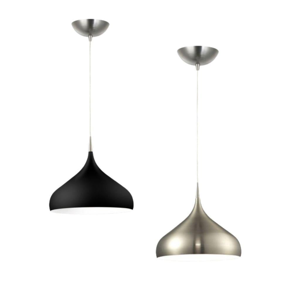 CLA ZARA - 1 Light Metal 420mm Dome Pendant-CLA Lighting-Ozlighting.com.au