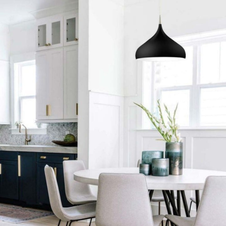 CLA ZARA - 1 Light Metal 420mm Dome Pendant-CLA Lighting-Ozlighting.com.au