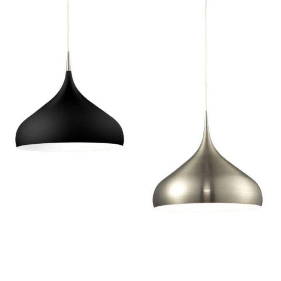 CLA ZARA - 1 Light Metal 420mm Dome Pendant-CLA Lighting-Ozlighting.com.au