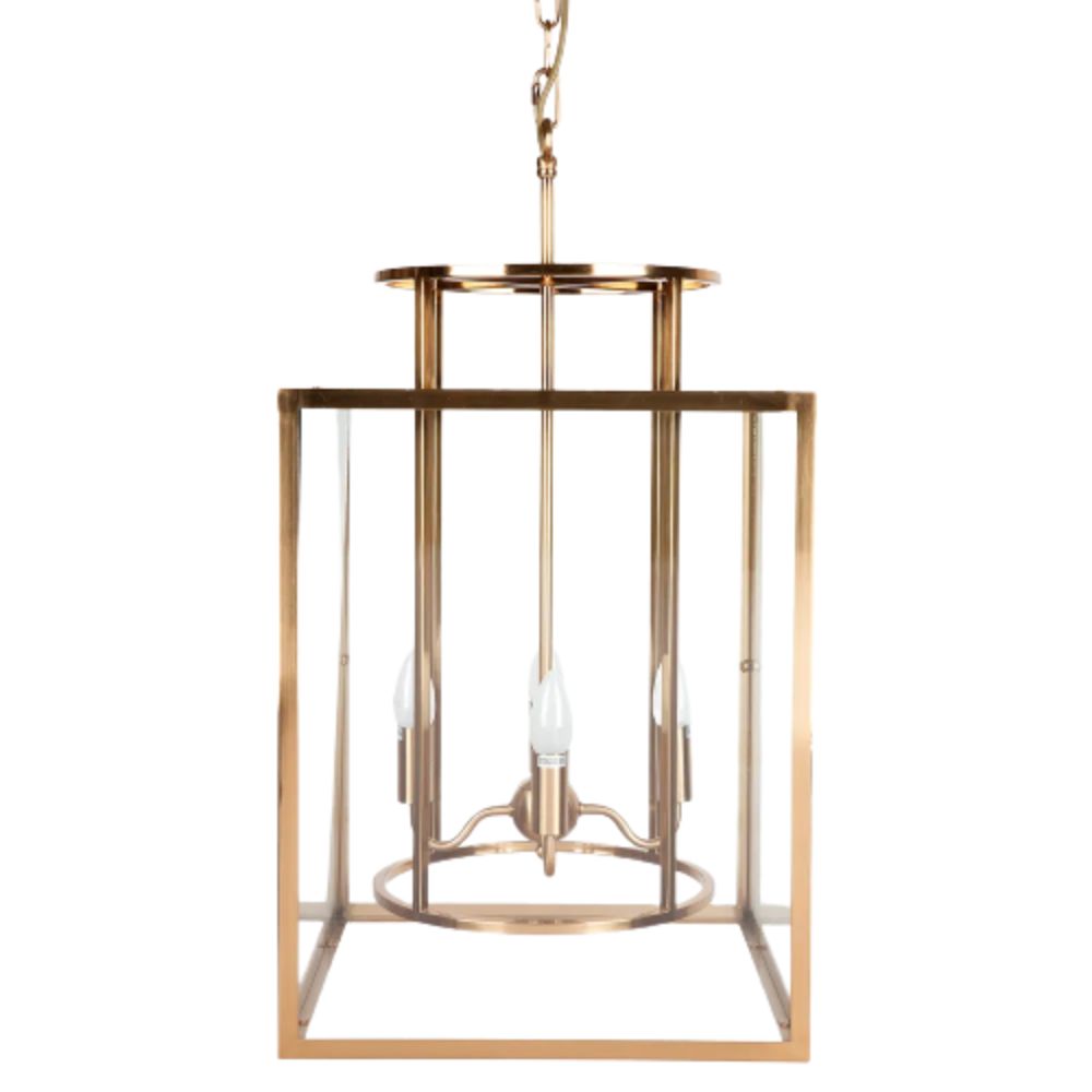 Cafe Lighting CONCORD - 2/4 Light Small/Large Metal Cage Lantern Pendant-Cafe Lighting-Ozlighting.com.au