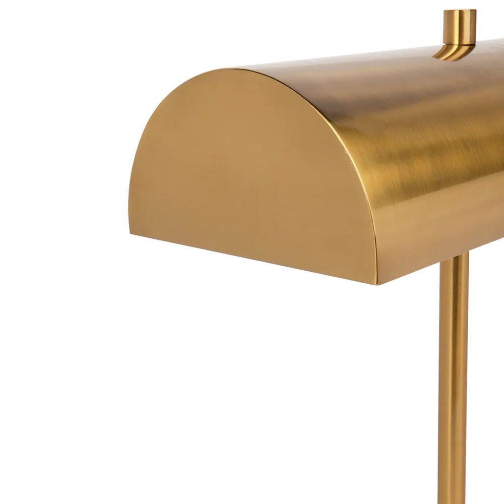 Cafe Lighting HAMLIN - Brushed Brass Desk Lamp-Cafe Lighting-Ozlighting.com.au