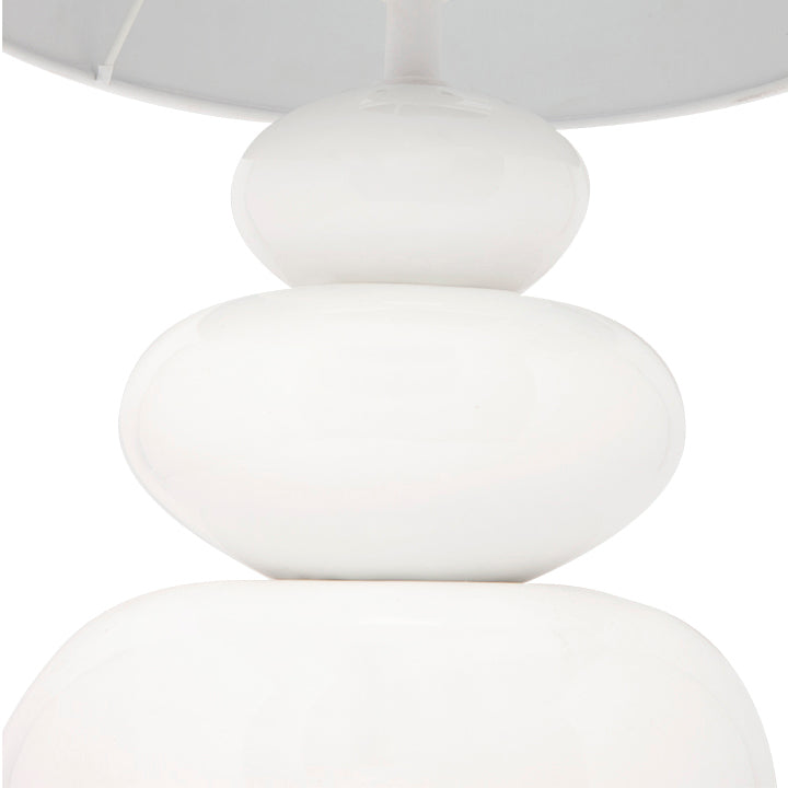 Cafe Lighting KOA - White Matt Ceramic Table Lamp-Cafe Lighting-Ozlighting.com.au