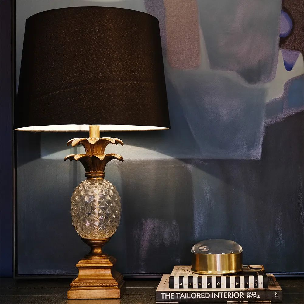 Cafe Lighting LANGLEY - Pineapple Resin Table Lamp-Cafe Lighting-Ozlighting.com.au