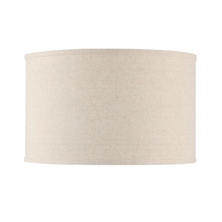 Cafe Lighting LEFT BANK - Linen Drum Lamp Shade Only - TABLE LAMP BASE/SUSPENSION REQUIRED-Cafe Lighting-Ozlighting.com.au