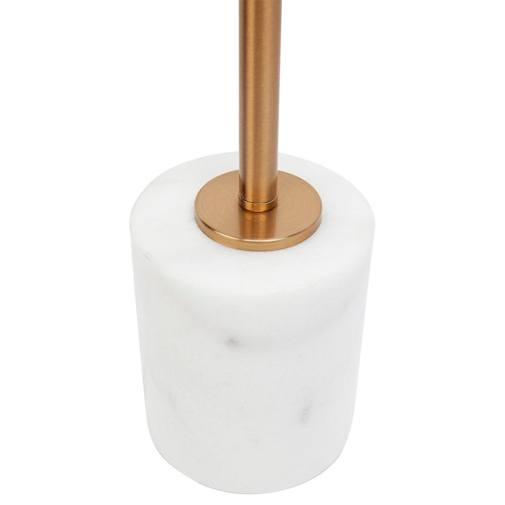 Cafe Lighting NOLA - White Marble Table Lamp-Cafe Lighting-Ozlighting.com.au