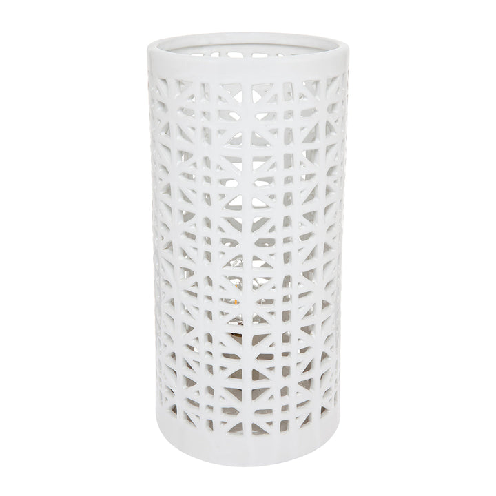 Cafe Lighting OPRAH - Matt White Ceramic Table Lamp-Cafe Lighting-Ozlighting.com.au