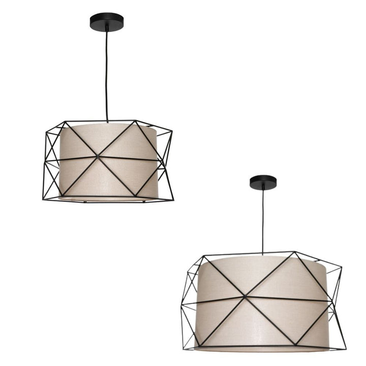 Cougar BARKLEY - 25W 1/3 Light Pendant IP20-Cougar Lighting-Ozlighting.com.au