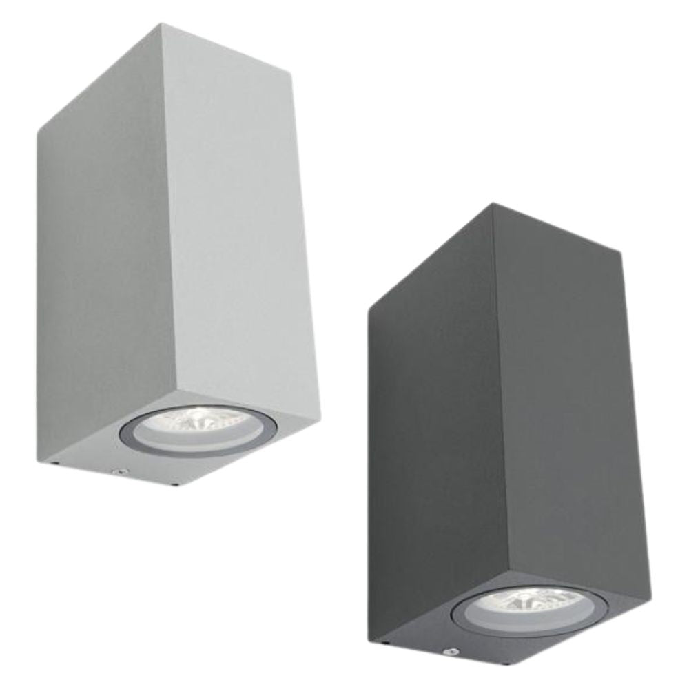 Cougar BRUGGE - 2xGU10 Modern Exterior Up/Down Wall Light IP44-Cougar Lighting-Ozlighting.com.au