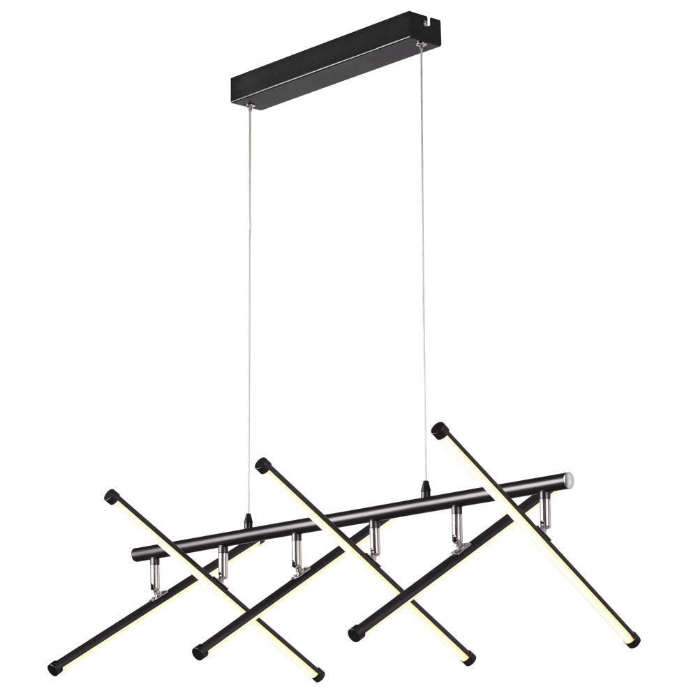 Cougar METRIX - 6/8 Light LED Adjustable Bar Linear Pendant - 3000K-Cougar Lighting-Ozlighting.com.au