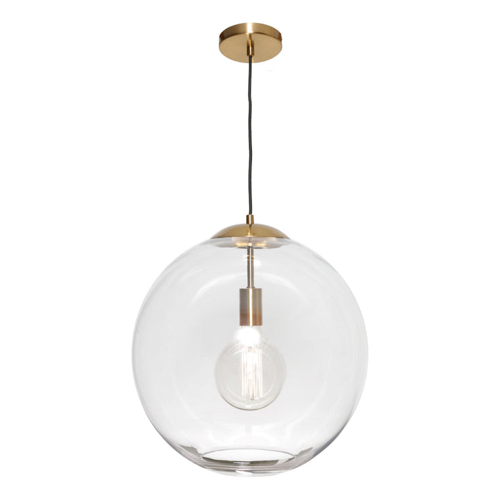 Cougar ORPHEUS - 1 Light Gold Glass Orb Pendant-Cougar Lighting-Ozlighting.com.au