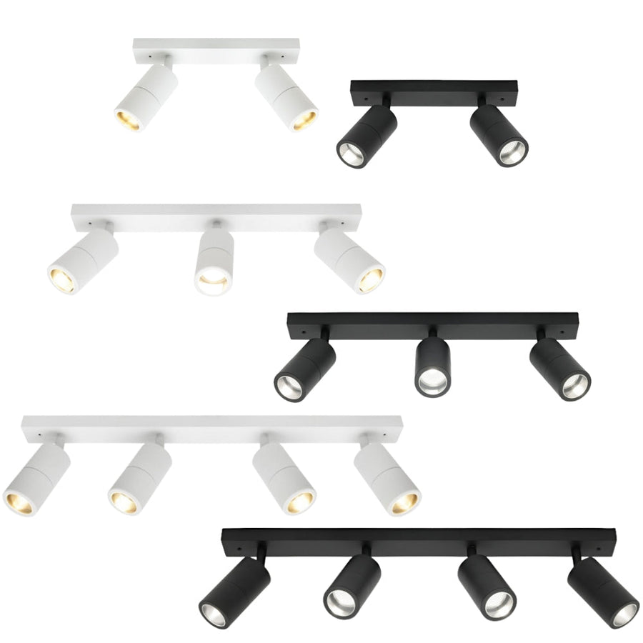 Cougar STOCKHOLM - 2/3/4xGU10 Bar Adjustable Rail Ceiling Spot Light IP44-Cougar Lighting-Ozlighting.com.au