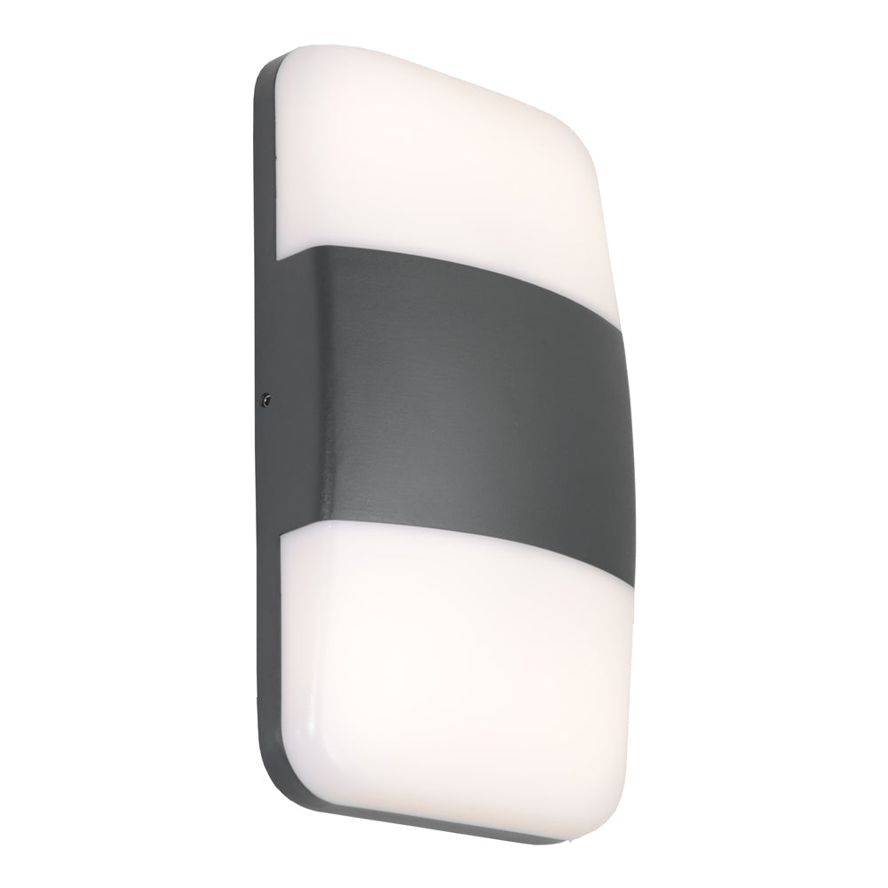 Cougar UMINA - 10W LED Tri-Colour Modern Exterior Flush Wall Light IP65-Cougar Lighting-Ozlighting.com.au