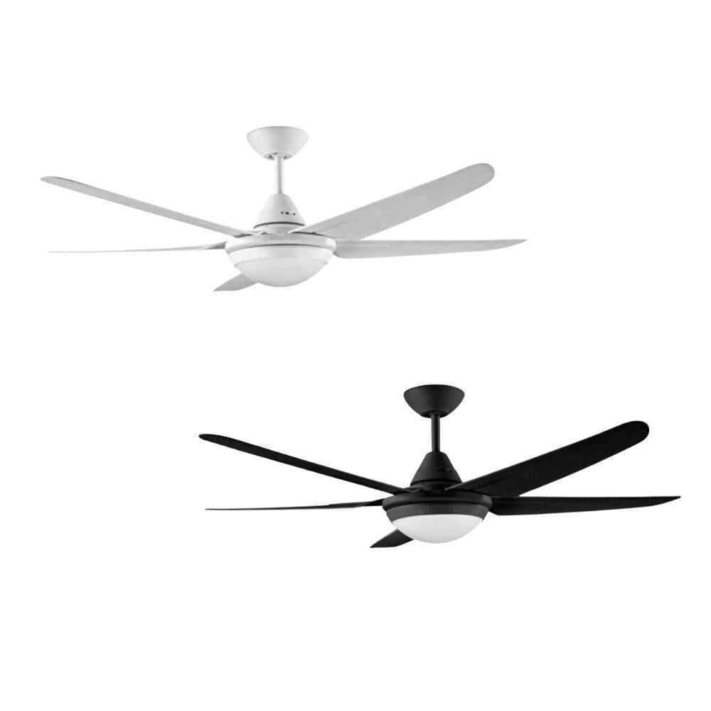 DEKA RANDLE-52-LIGHT - 5 Blade 1320mm 52" AC Ceiling Fan With 18W LED Light-DEKA-Ozlighting.com.au