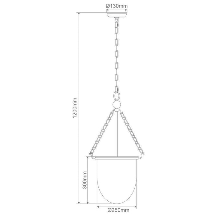 Domus ALEXA - 3 Light Lantern Pendant-Domus Lighting-Ozlighting.com.au