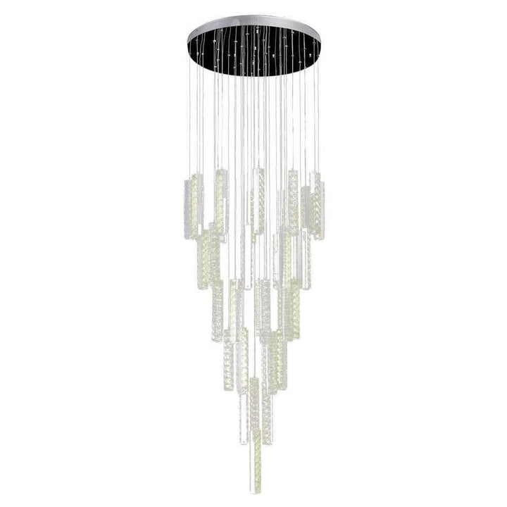 Domus ARCTIC - 76W/160W LED 500mm/800mm Crystal Pendant - 5000K-Domus Lighting-Ozlighting.com.au